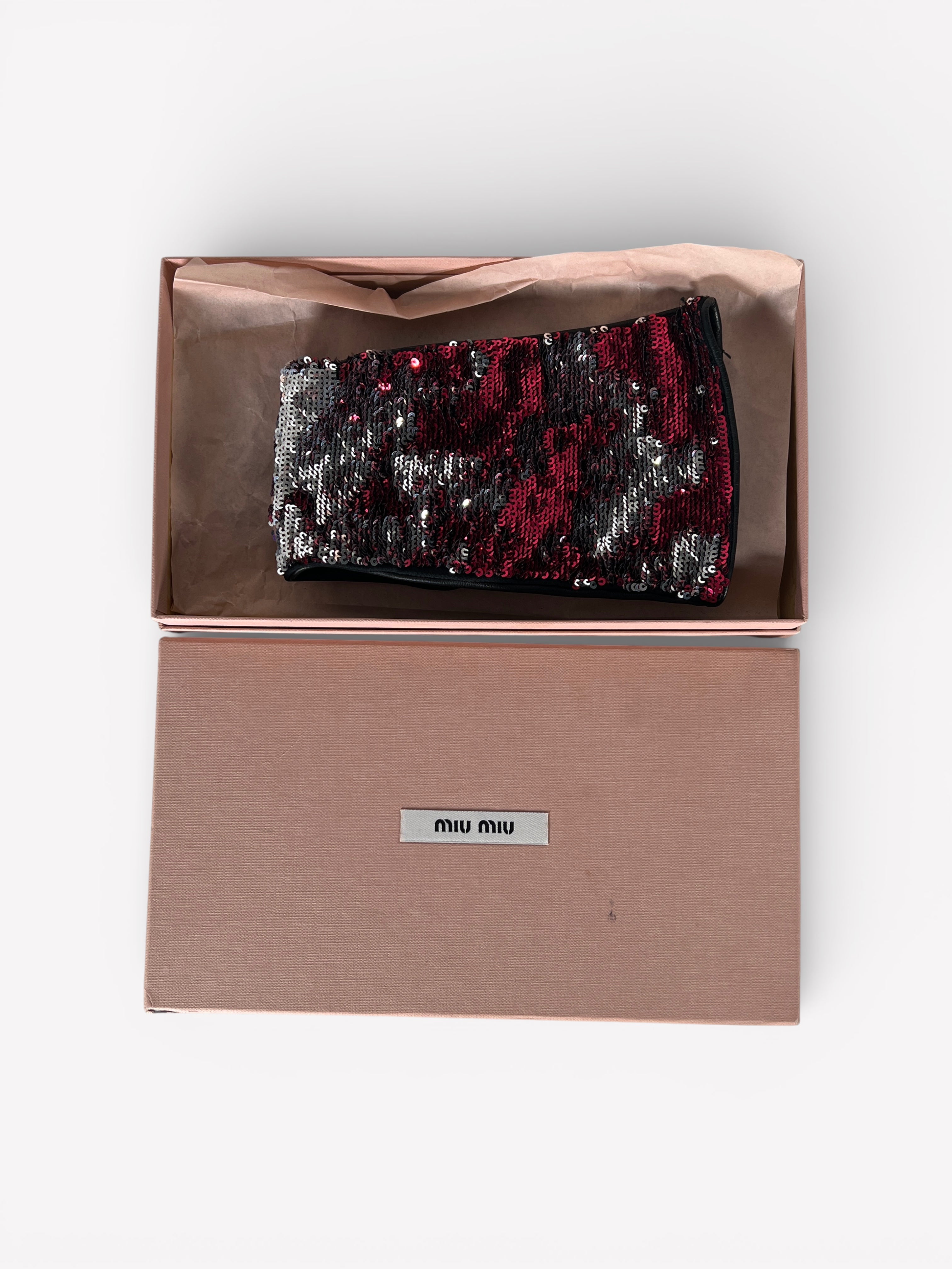 Miu Miu Sequin Mittens