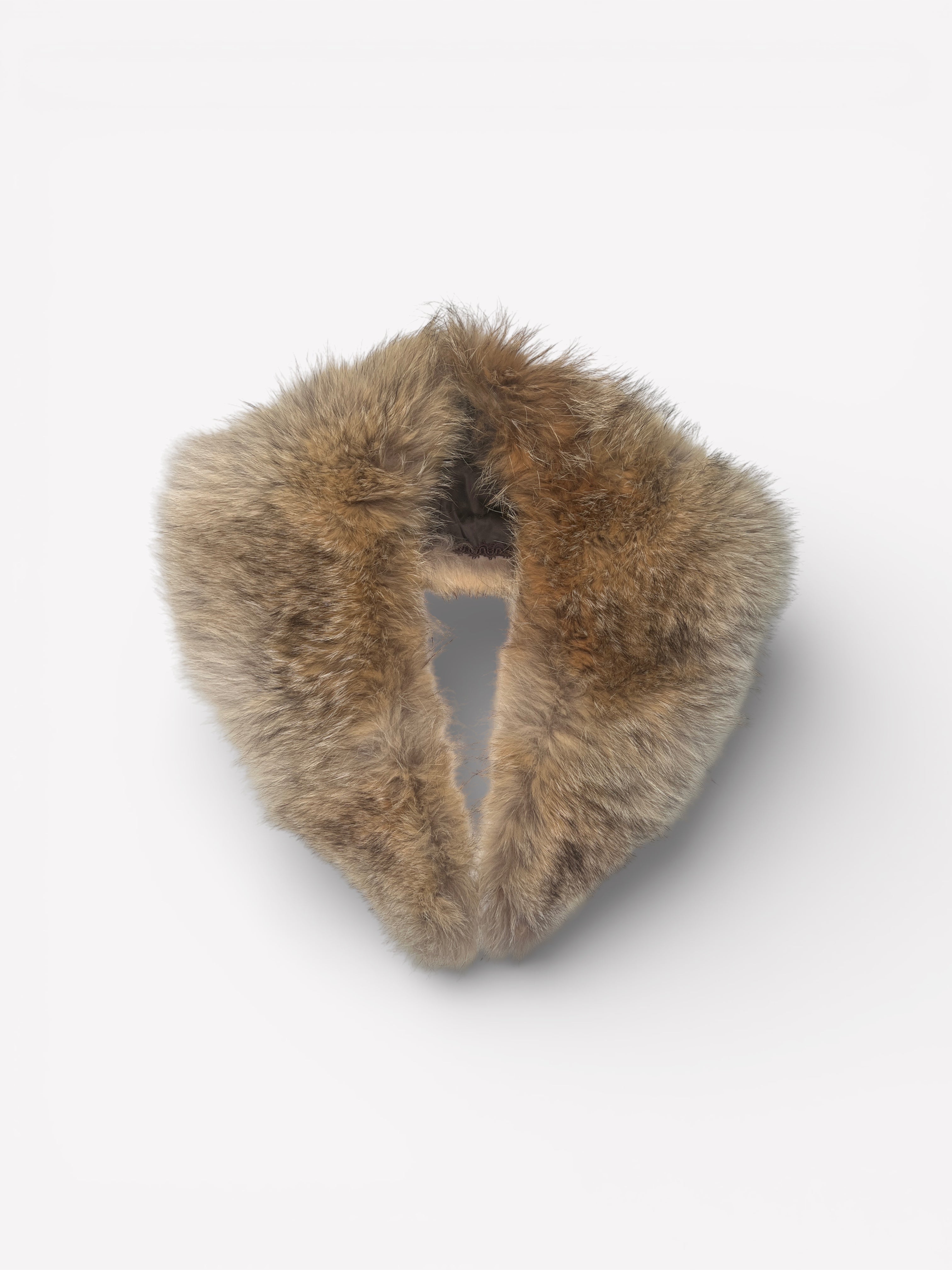 100% Real fox fur collar