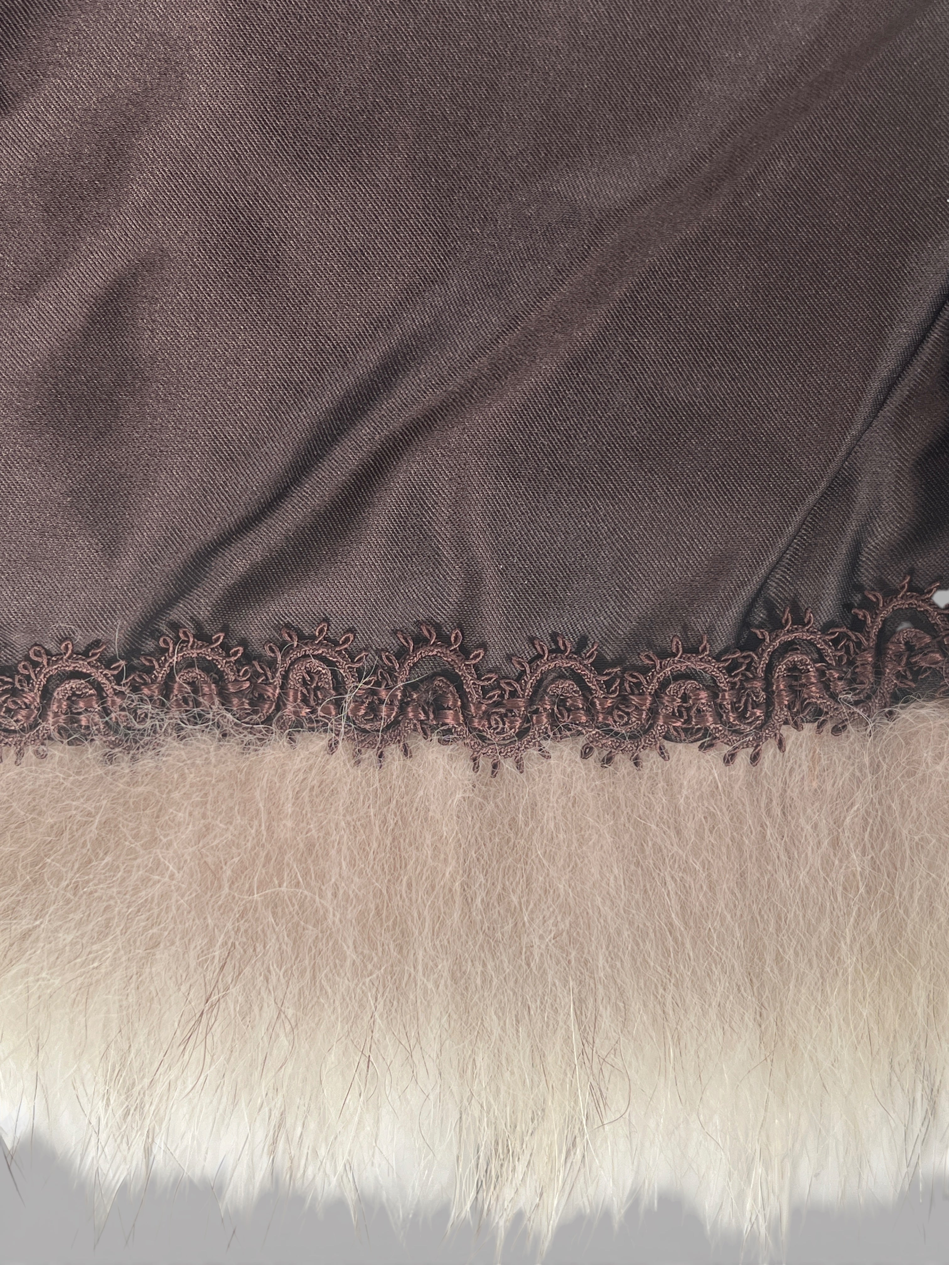 100% Real fox fur collar