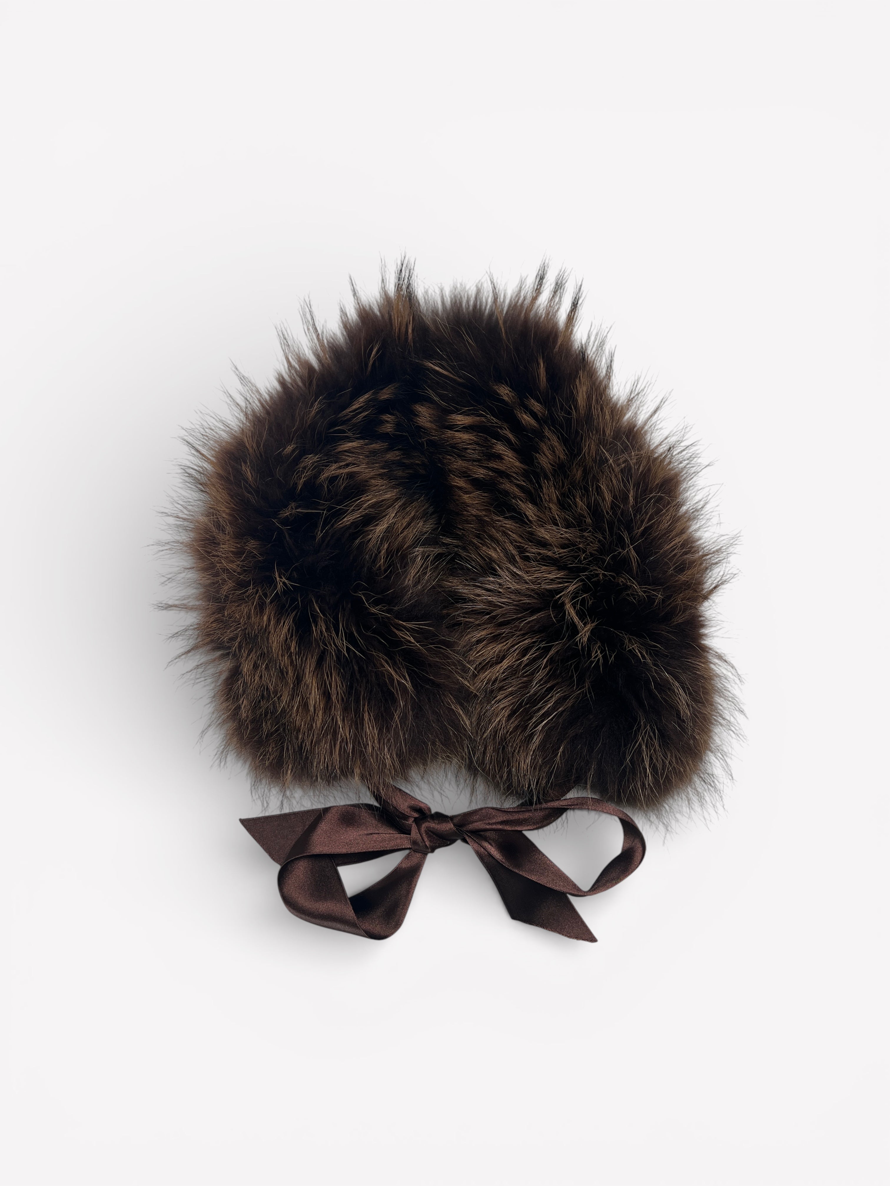 100% Real Racoon Fur Collar