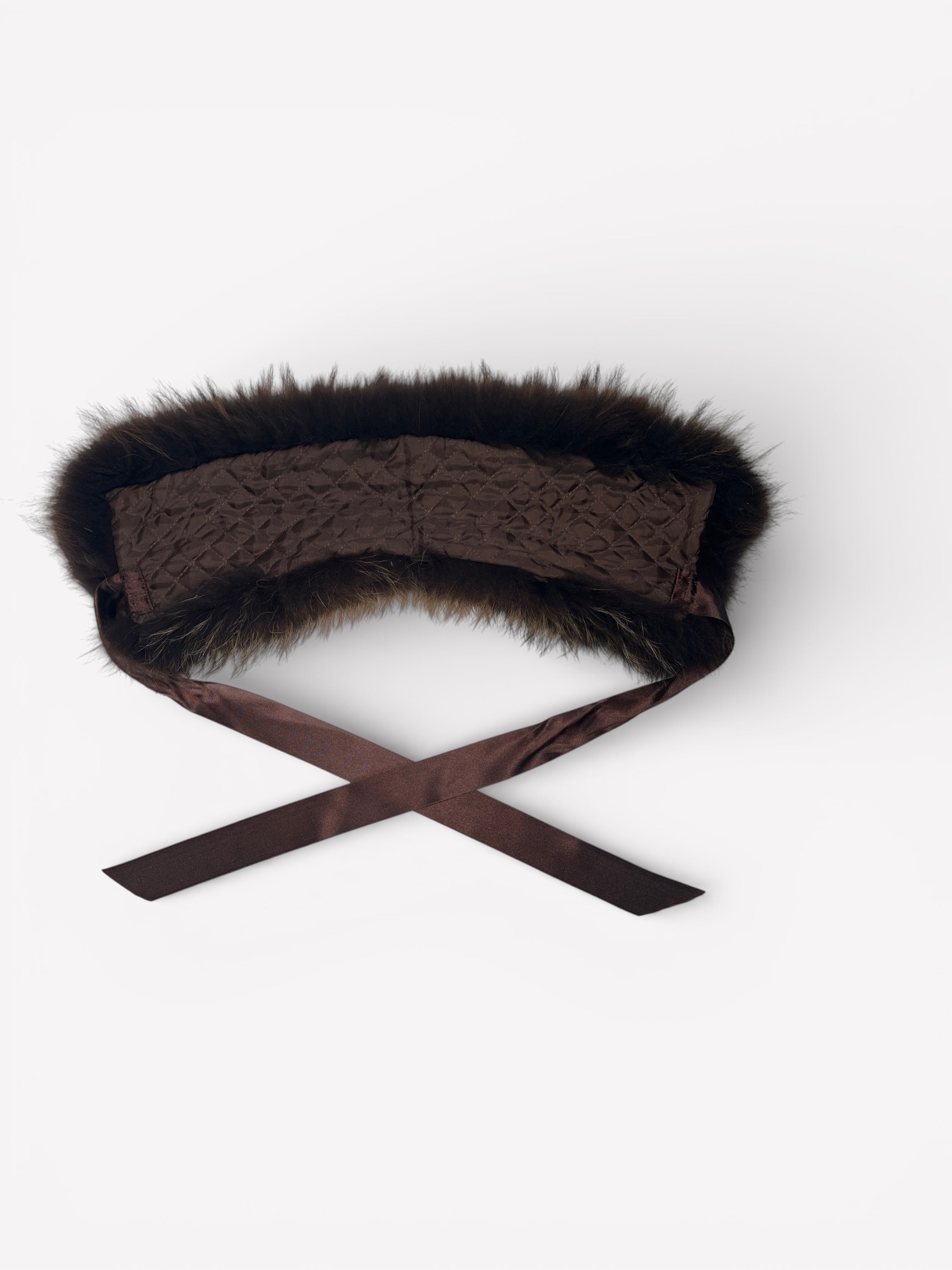 100% Real Racoon Fur Collar