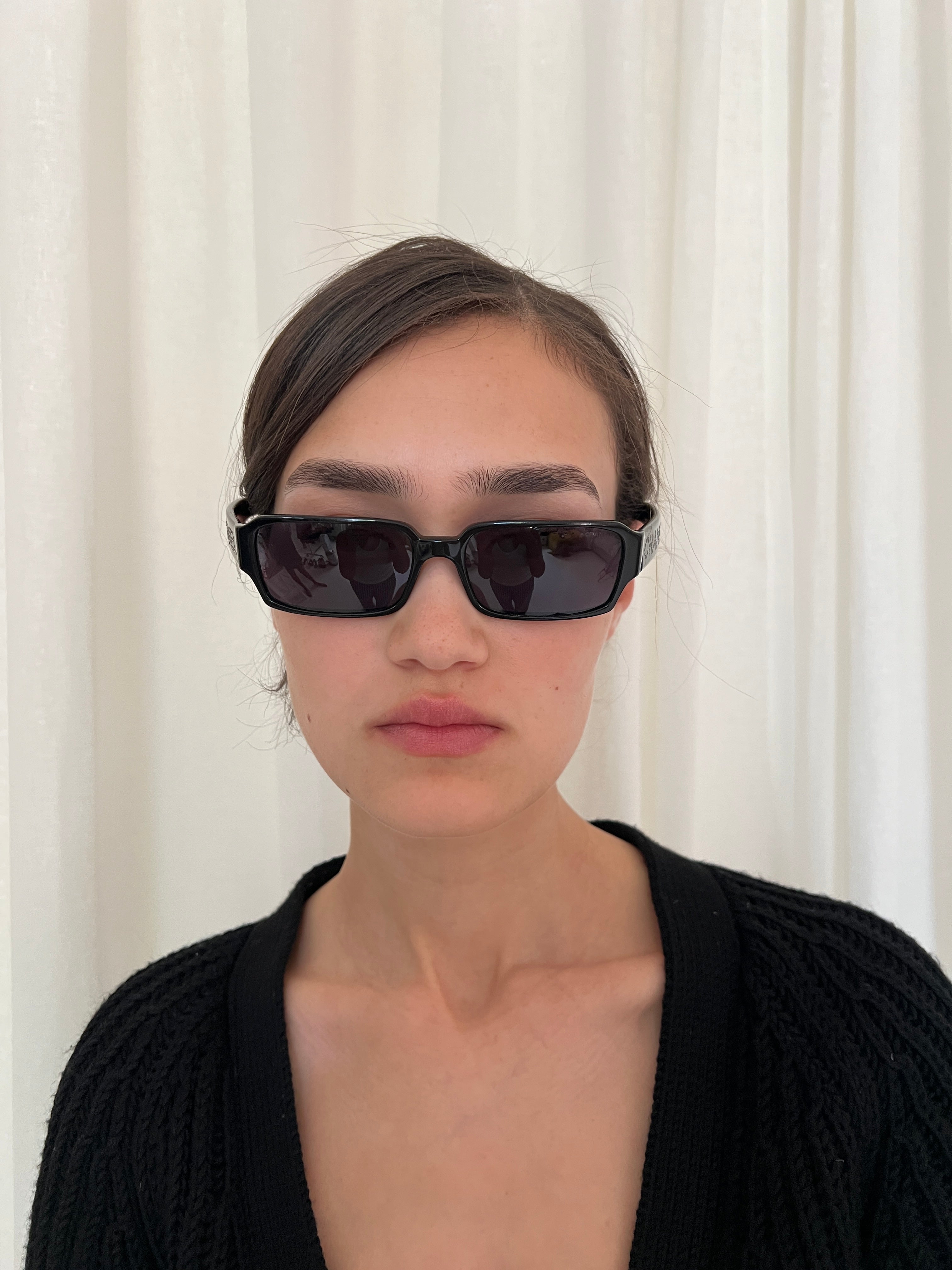 Chanel rectangle sunglasses
