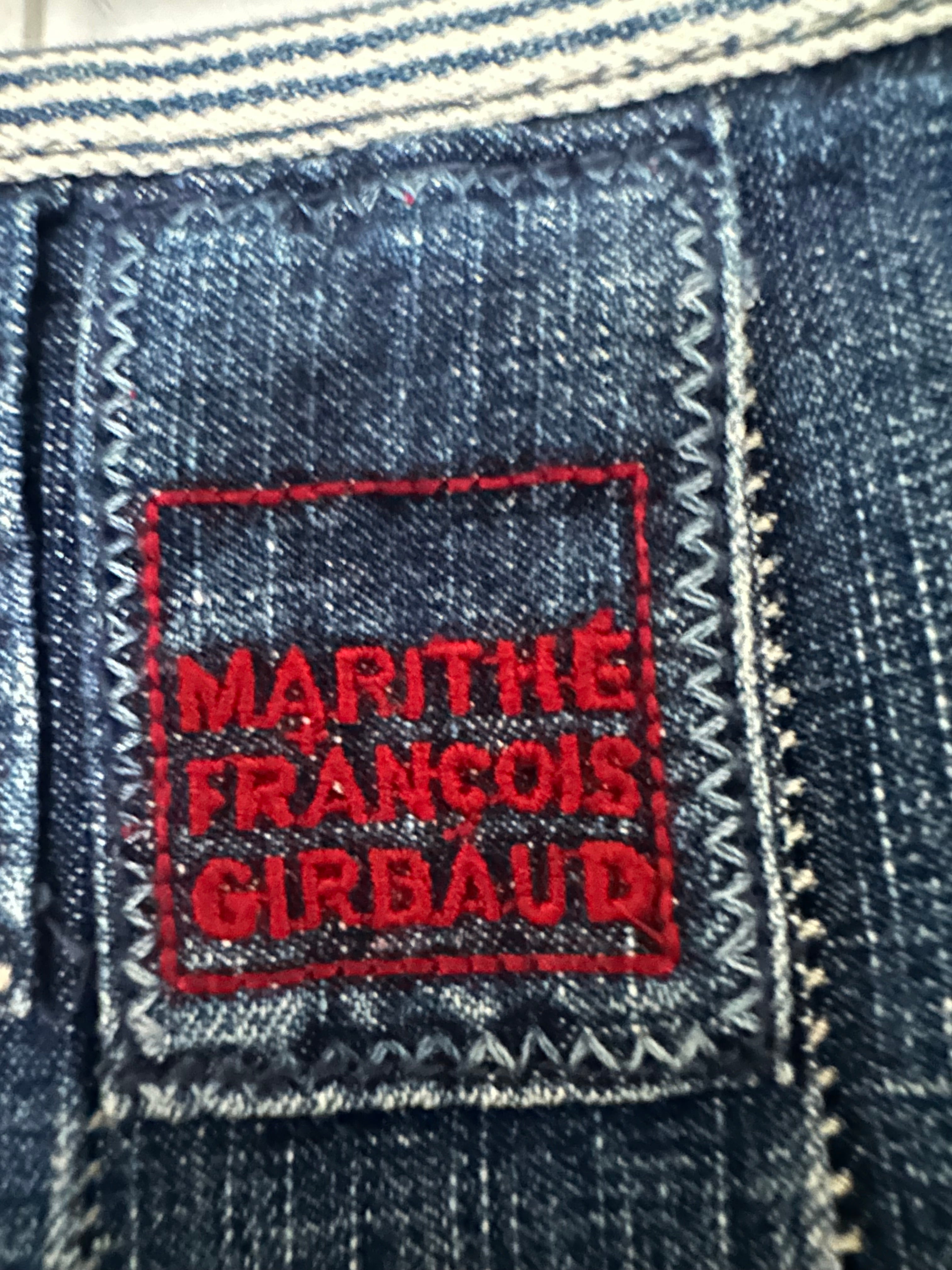 Marithé + François Girbaud asymmetrical skirt