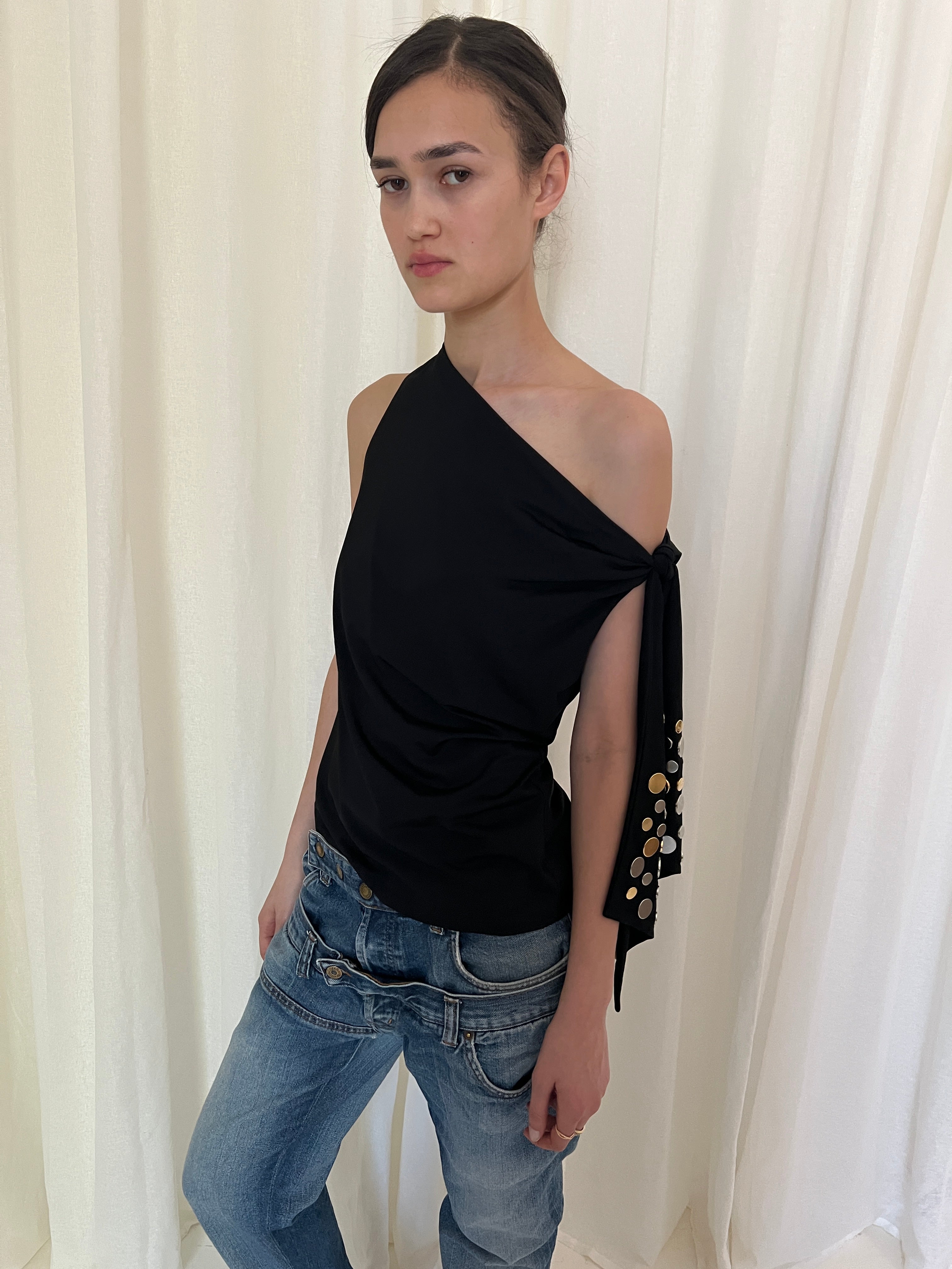 2000s Fendi Studded Tie Top