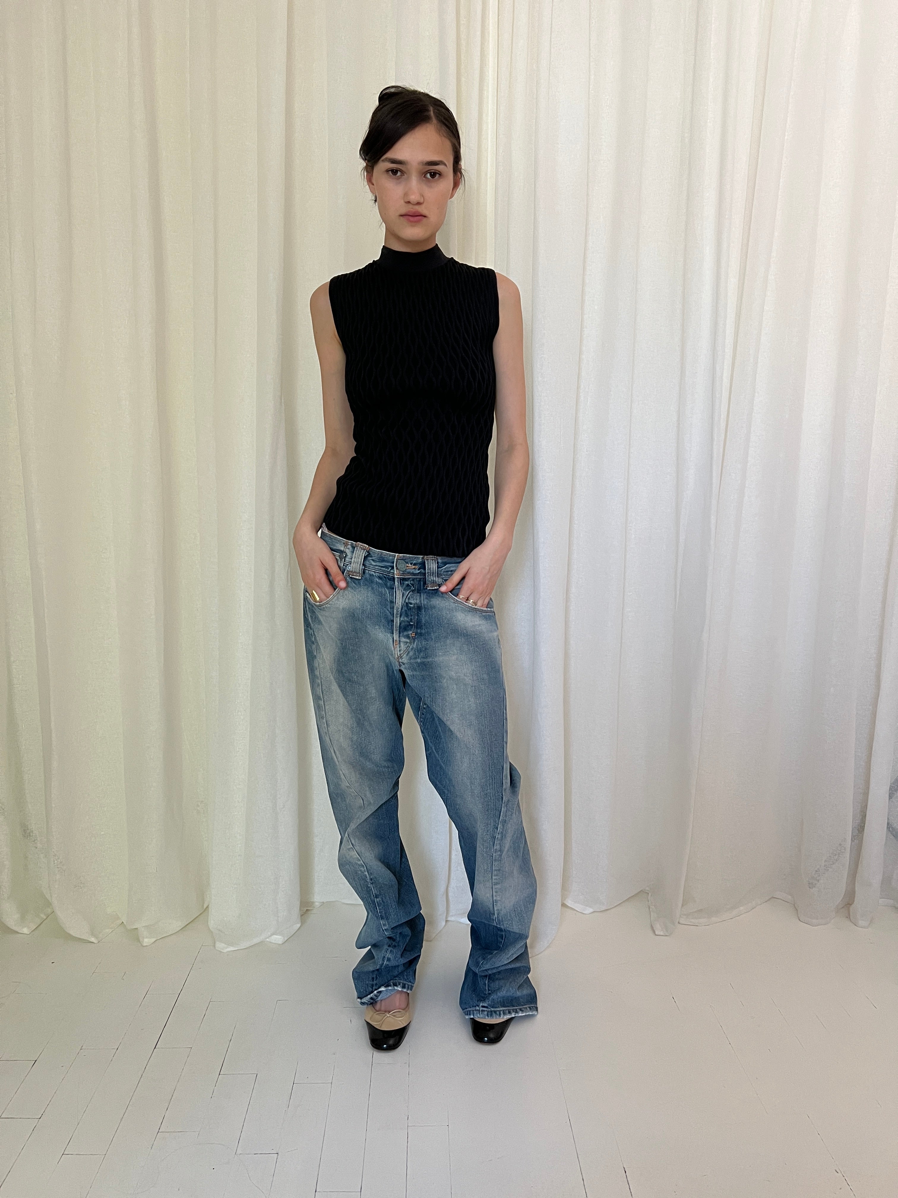 Balenciaga 3D Knit Tank Top