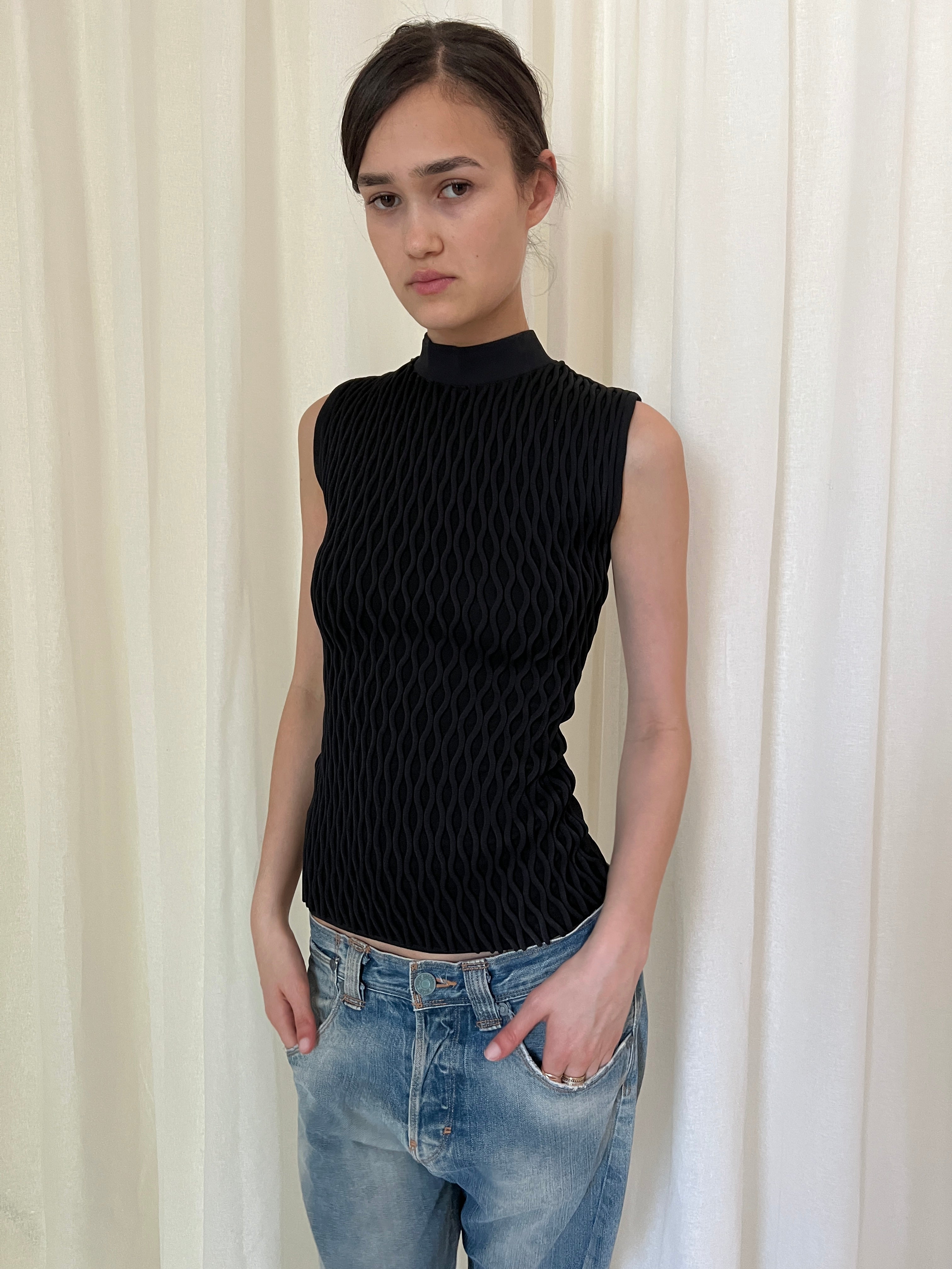 Balenciaga 3D Knit Tank Top