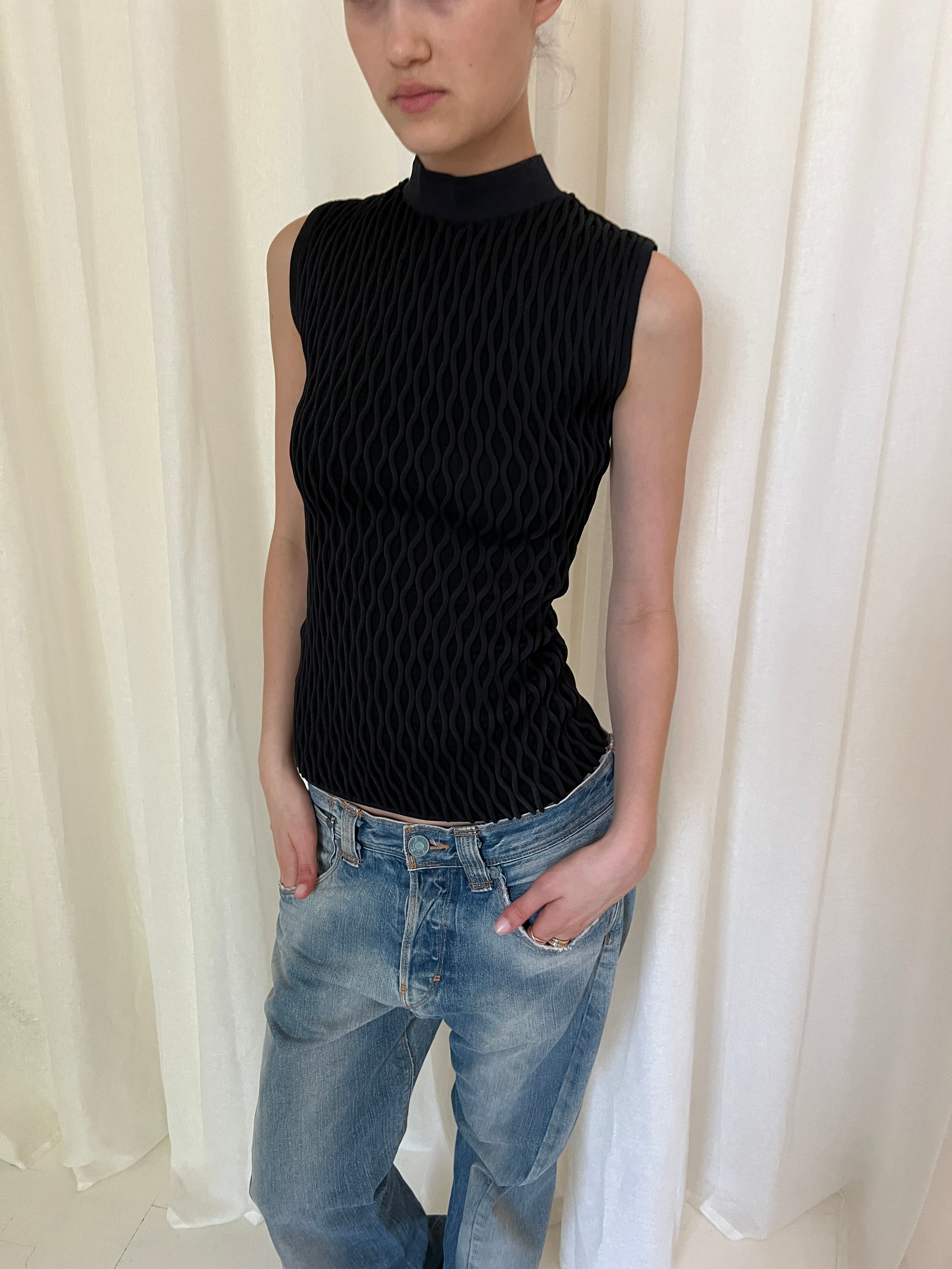 Balenciaga 3D Knit Tank Top