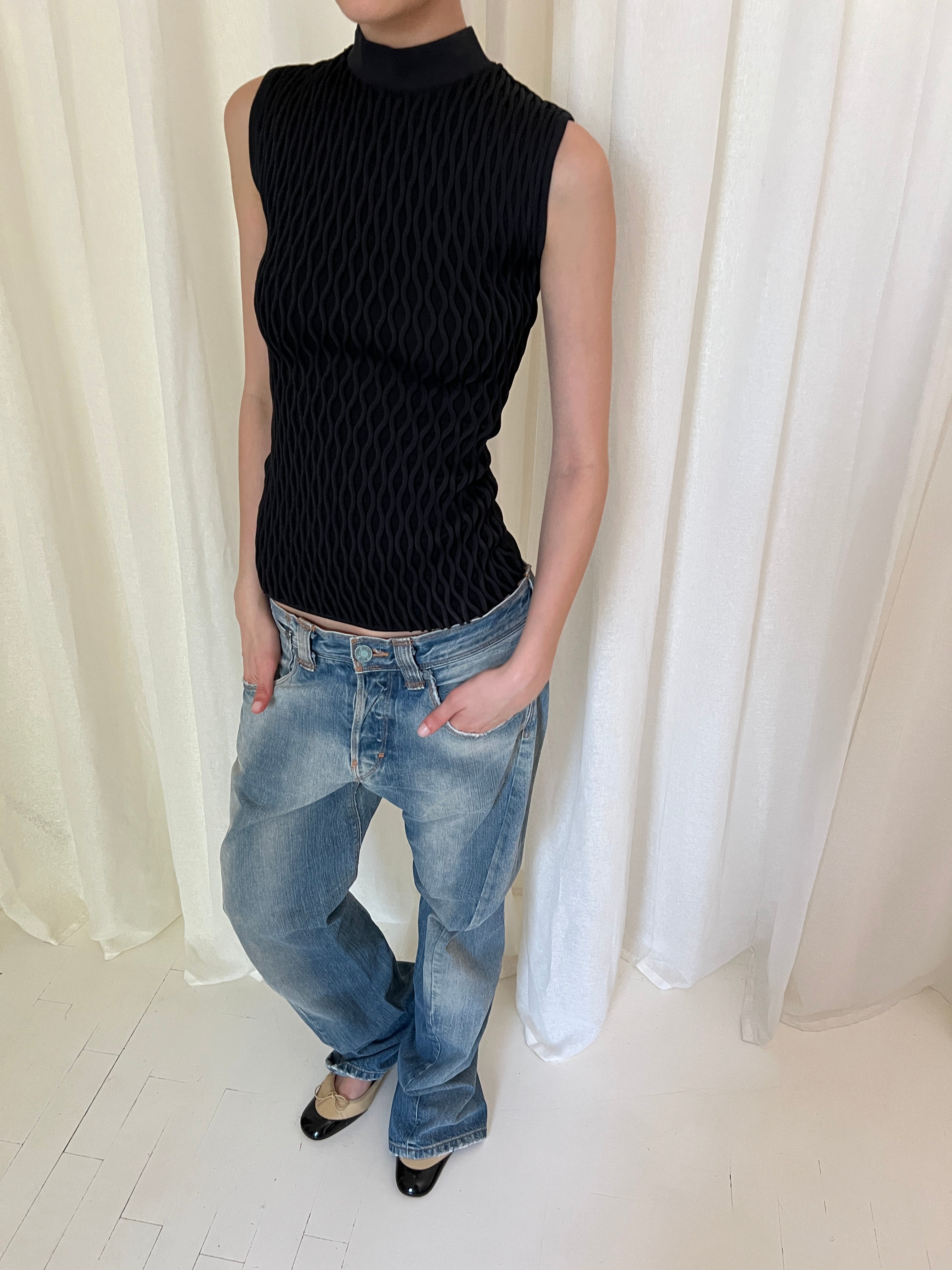Balenciaga 3D Knit Tank Top
