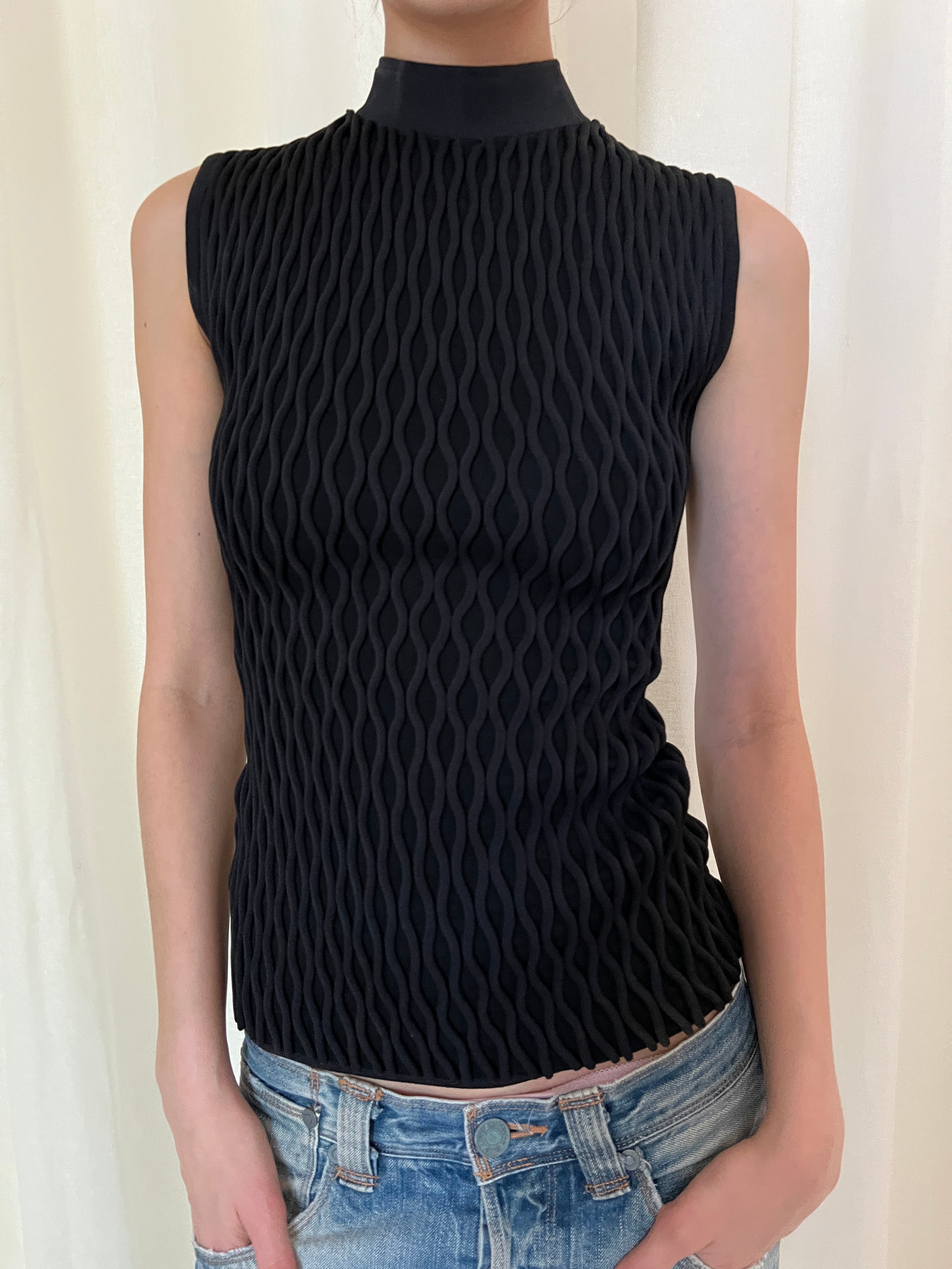 Balenciaga 3D Knit Tank Top