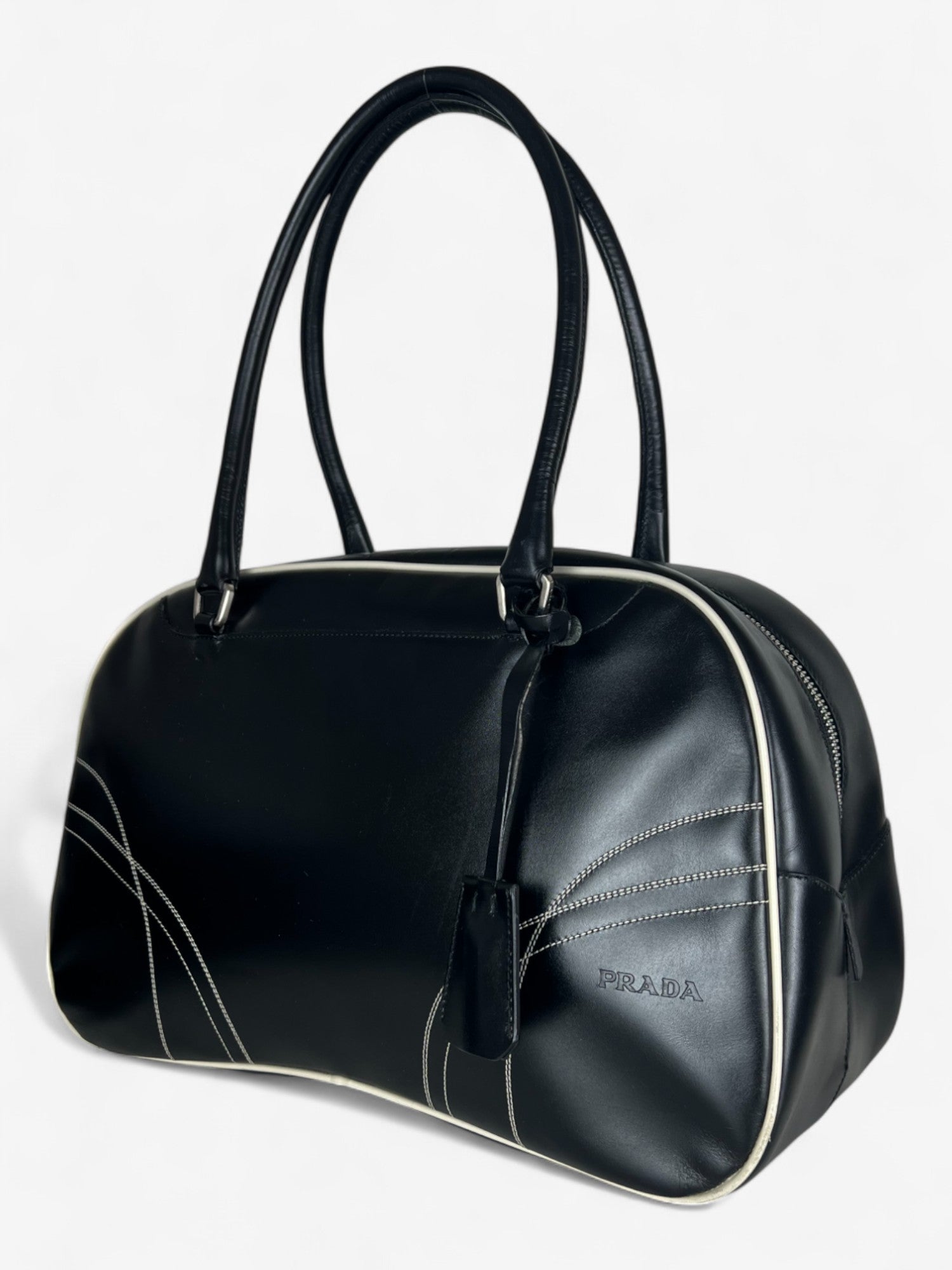 バッグ 03ss archive prada leather gimmick bag 03ss archive prada leather gimmick bag - メルカリ