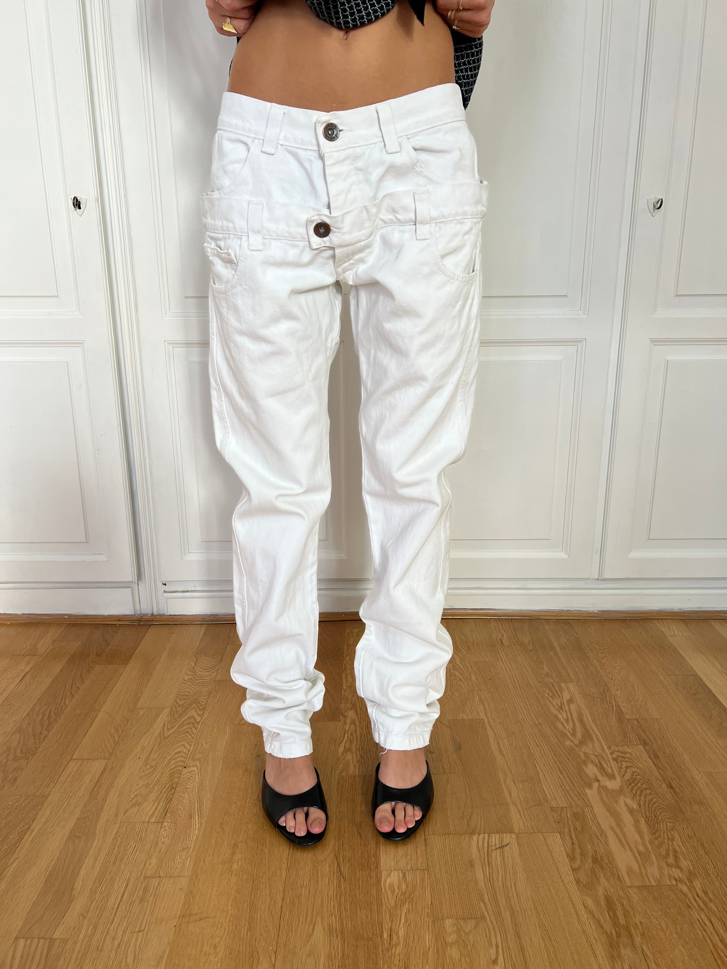 Double waistband Jean