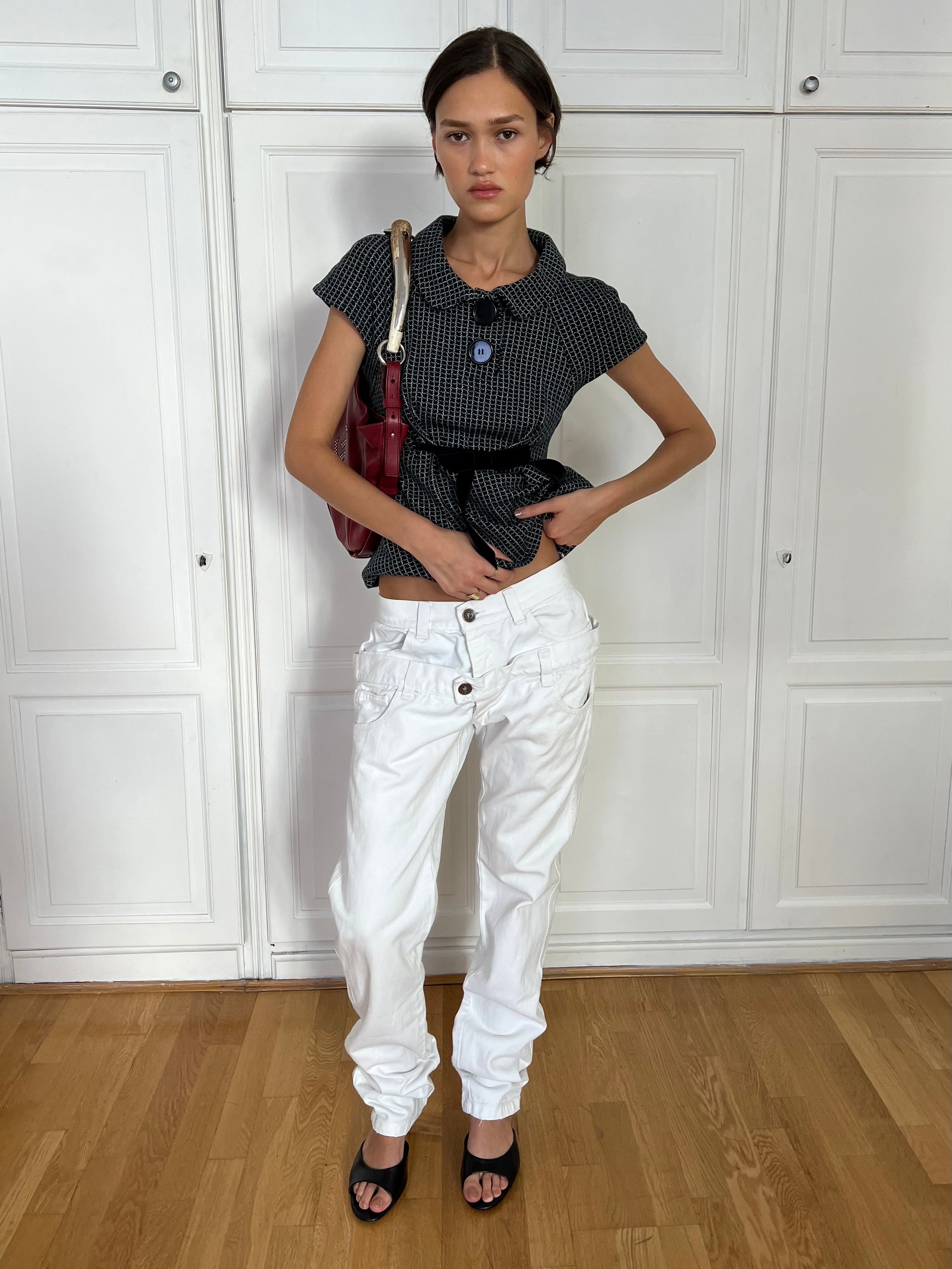 Double waistband Jean