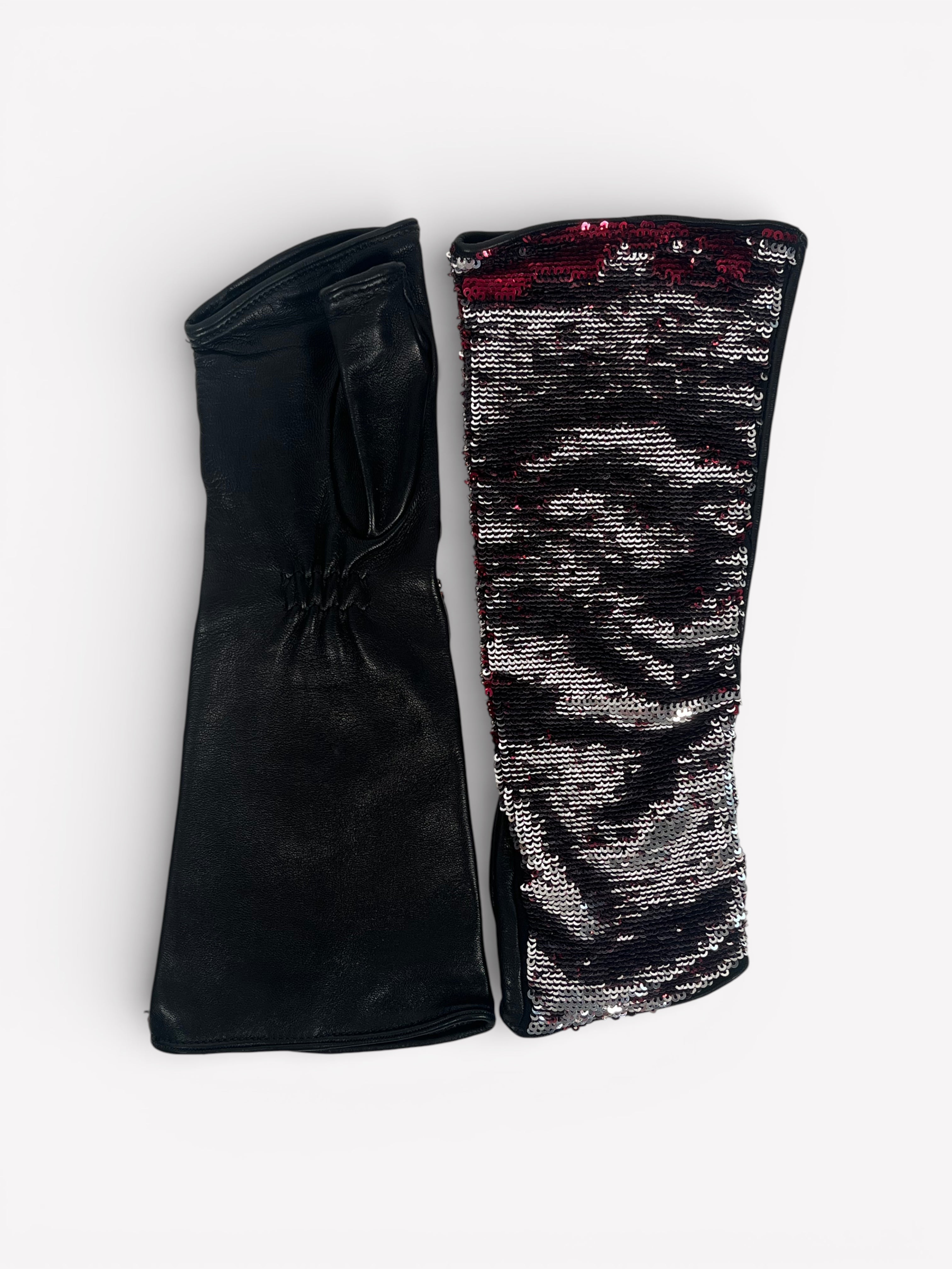 Miu Miu Sequin Mittens