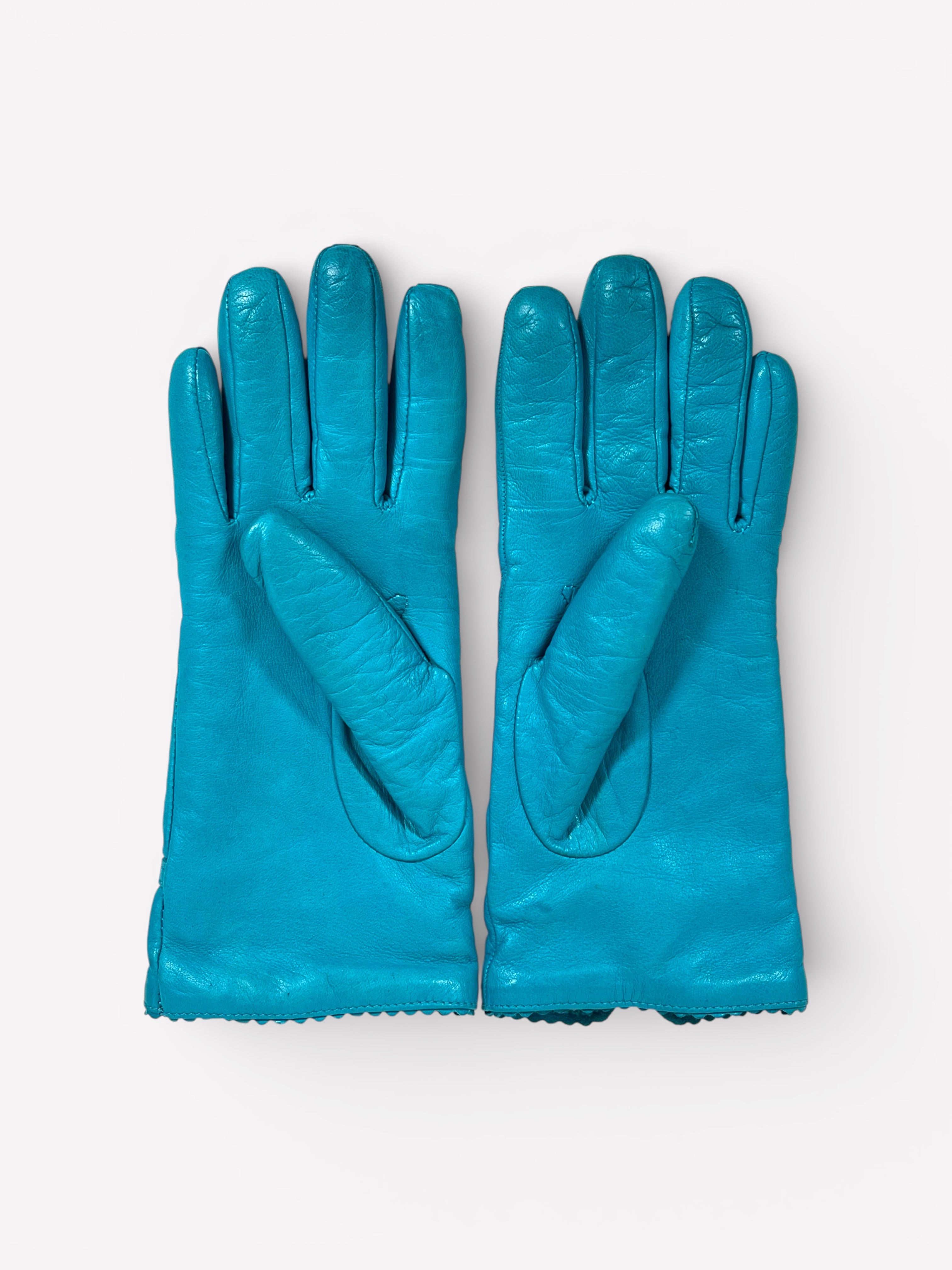 Moschino Leather Gloves