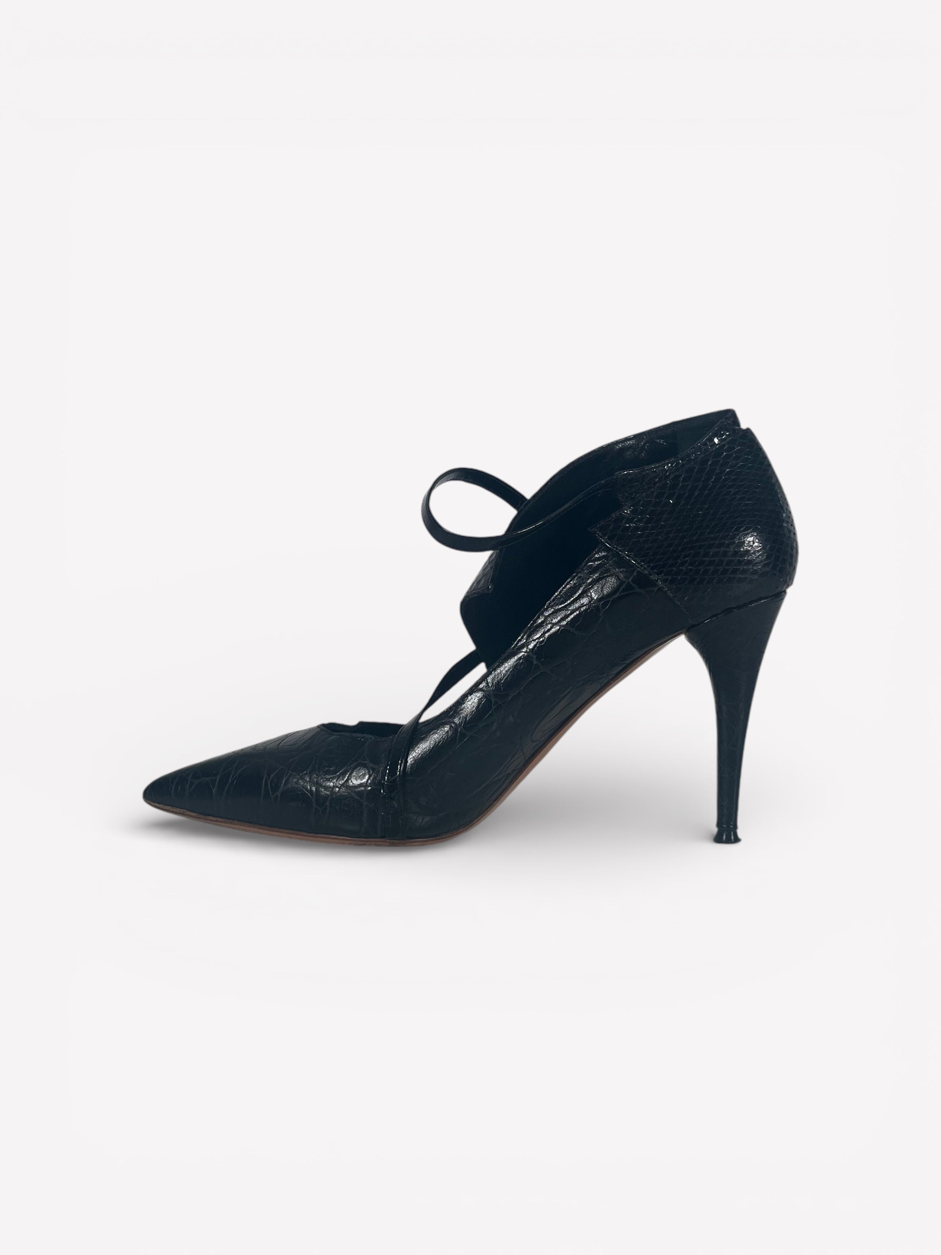 Chloé Python Heels