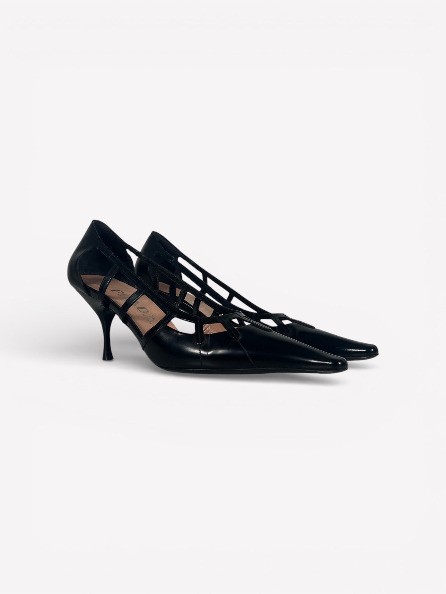 Prada 1990's Kitten Heels