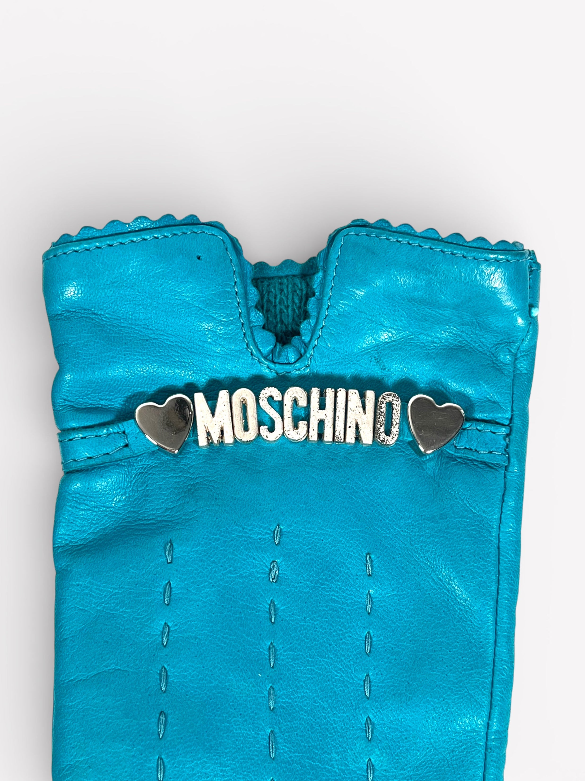 Moschino Leather Gloves